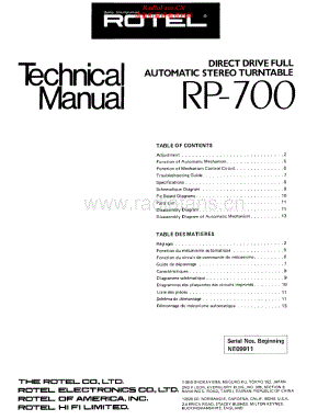 Rotel-RP700-tt-sm 维修电路原理图.pdf