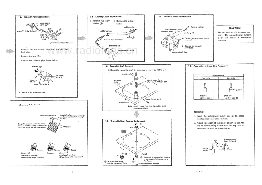 Sony-PS2350-tt-sm 维修电路原理图.pdf_第3页