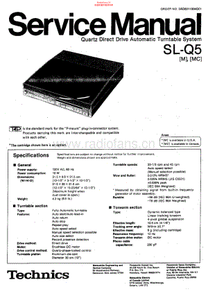 Technics-SLQ5-tt-sm(1) 维修电路原理图.pdf