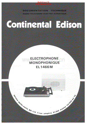 Continental-EL1466M-tt-sm维修电路原理图.pdf