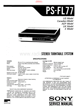 Sony-PSFL77-tt-sm 维修电路原理图.pdf