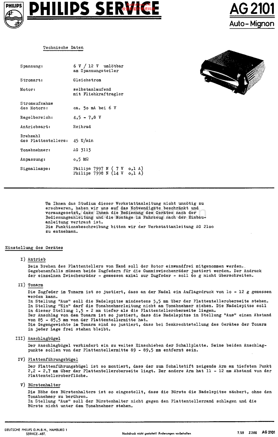 Philips-AG2101-tt-sm 维修电路原理图.pdf_第1页