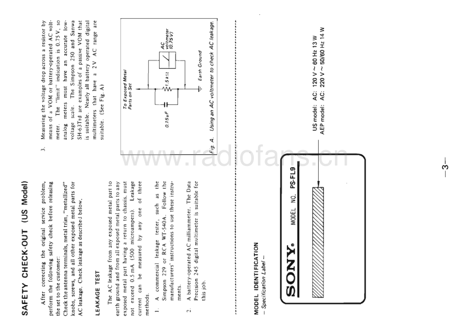 Sony-PSFL9-tt-sm 维修电路原理图.pdf_第3页