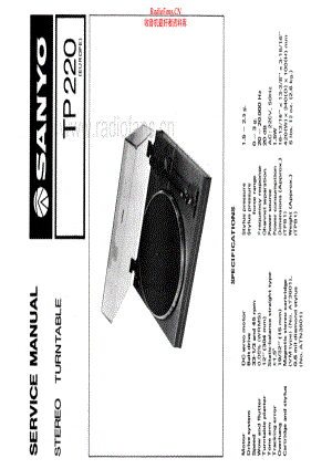 Sanyo-TP220-tt-sm 维修电路原理图.pdf
