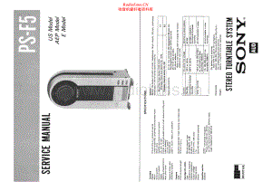 Sony-PSF5-tt-sm 维修电路原理图.pdf