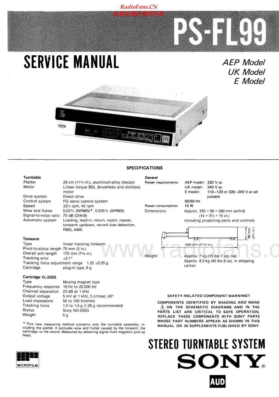 Sony-PSFL99-tt-sm 维修电路原理图.pdf_第1页