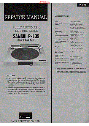 Sansui-PL35-tt-sm 维修电路原理图.pdf