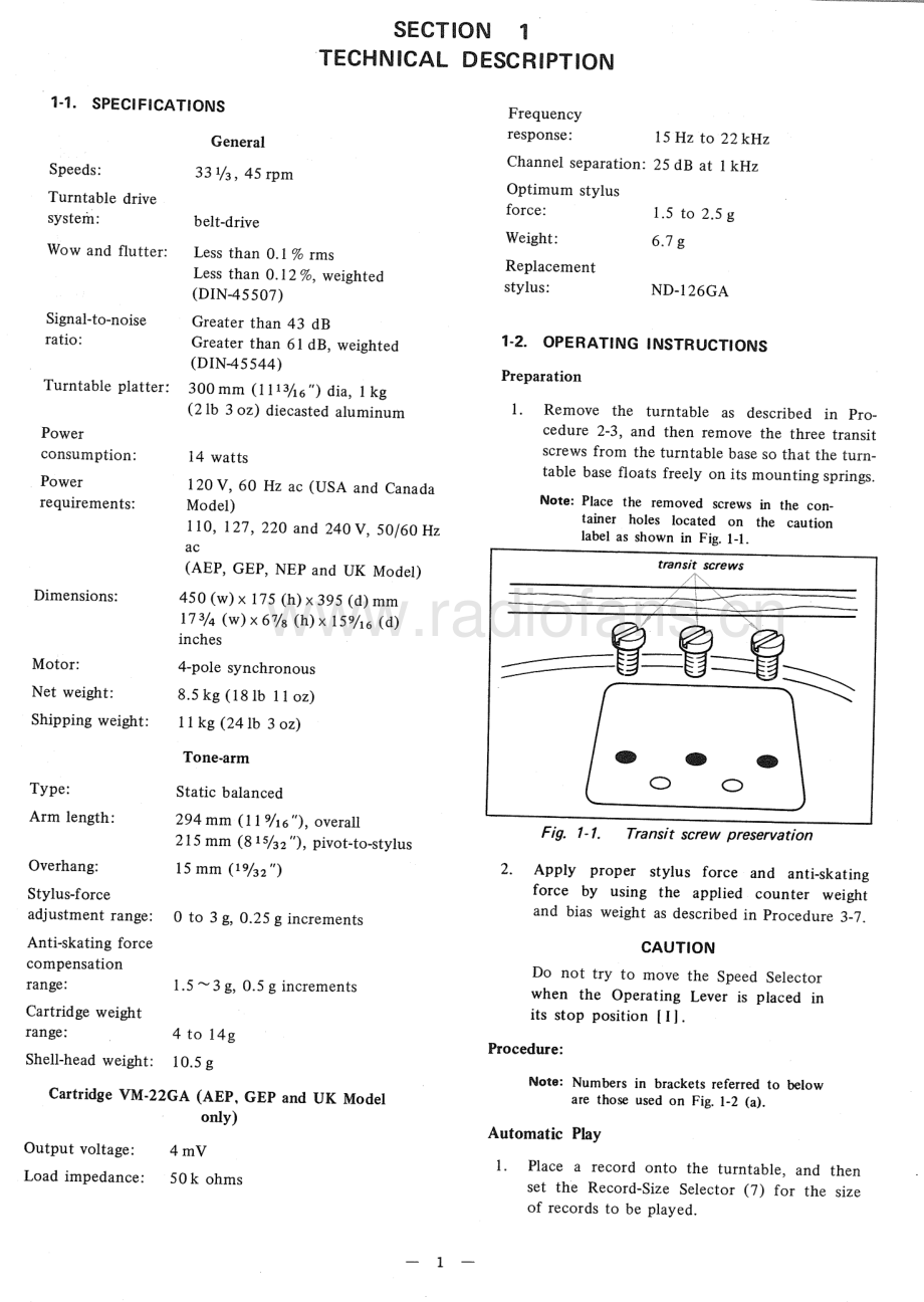Sony-PS5520-tt-sm 维修电路原理图.pdf_第3页