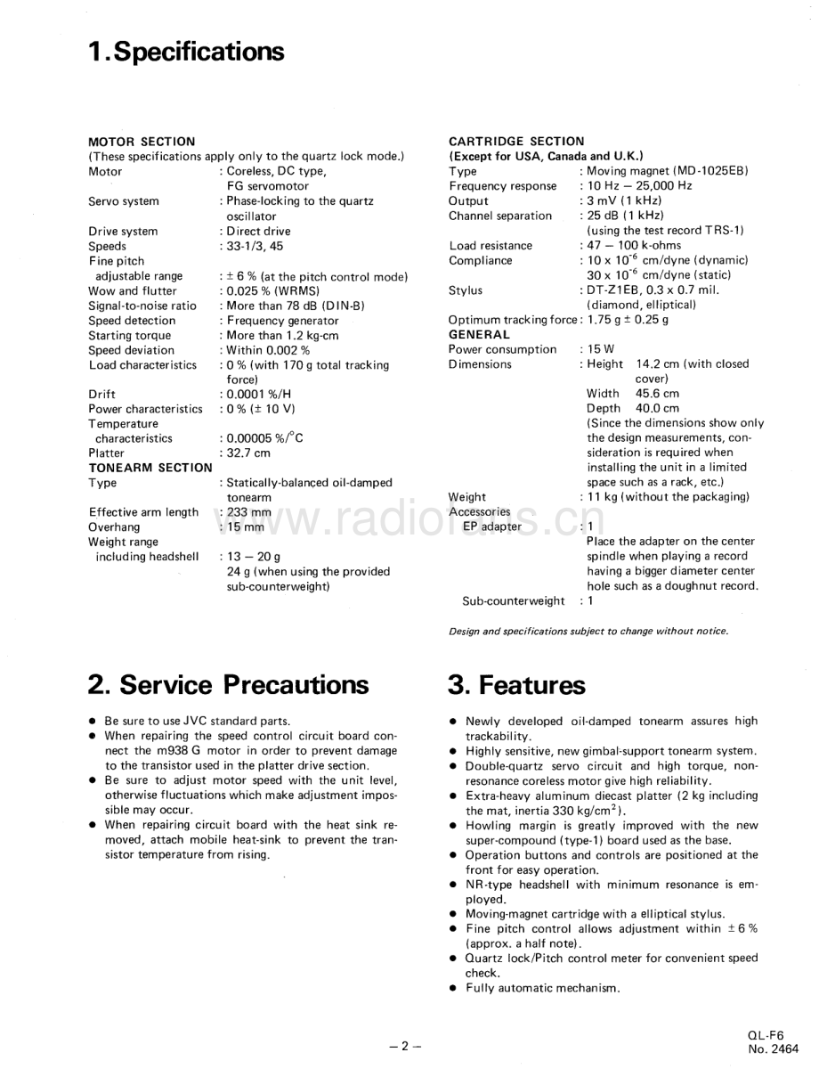 JVC-QLF6-tt-sm 维修电路原理图.pdf_第3页