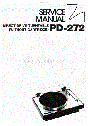 Luxman-PD272-tt-sm 维修电路原理图.pdf