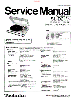 Technics-SLD21-tt-sm 维修电路原理图.pdf