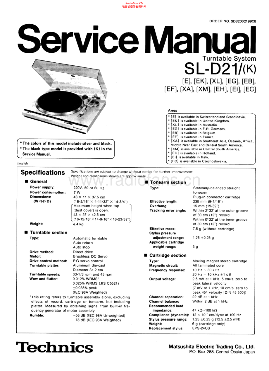 Technics-SLD21-tt-sm 维修电路原理图.pdf_第1页