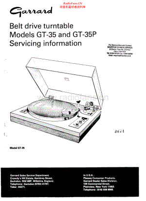 Garrard-GT35-tt-sm维修电路原理图.pdf