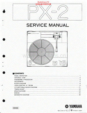 Yamaha-PX2-tt-sm 维修电路原理图.pdf