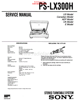 Sony-PSLX300H-tt-sm 维修电路原理图.pdf