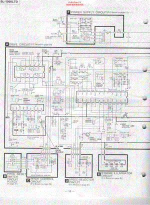 Technics-SL1200LTD-tt-sch 维修电路原理图.pdf
