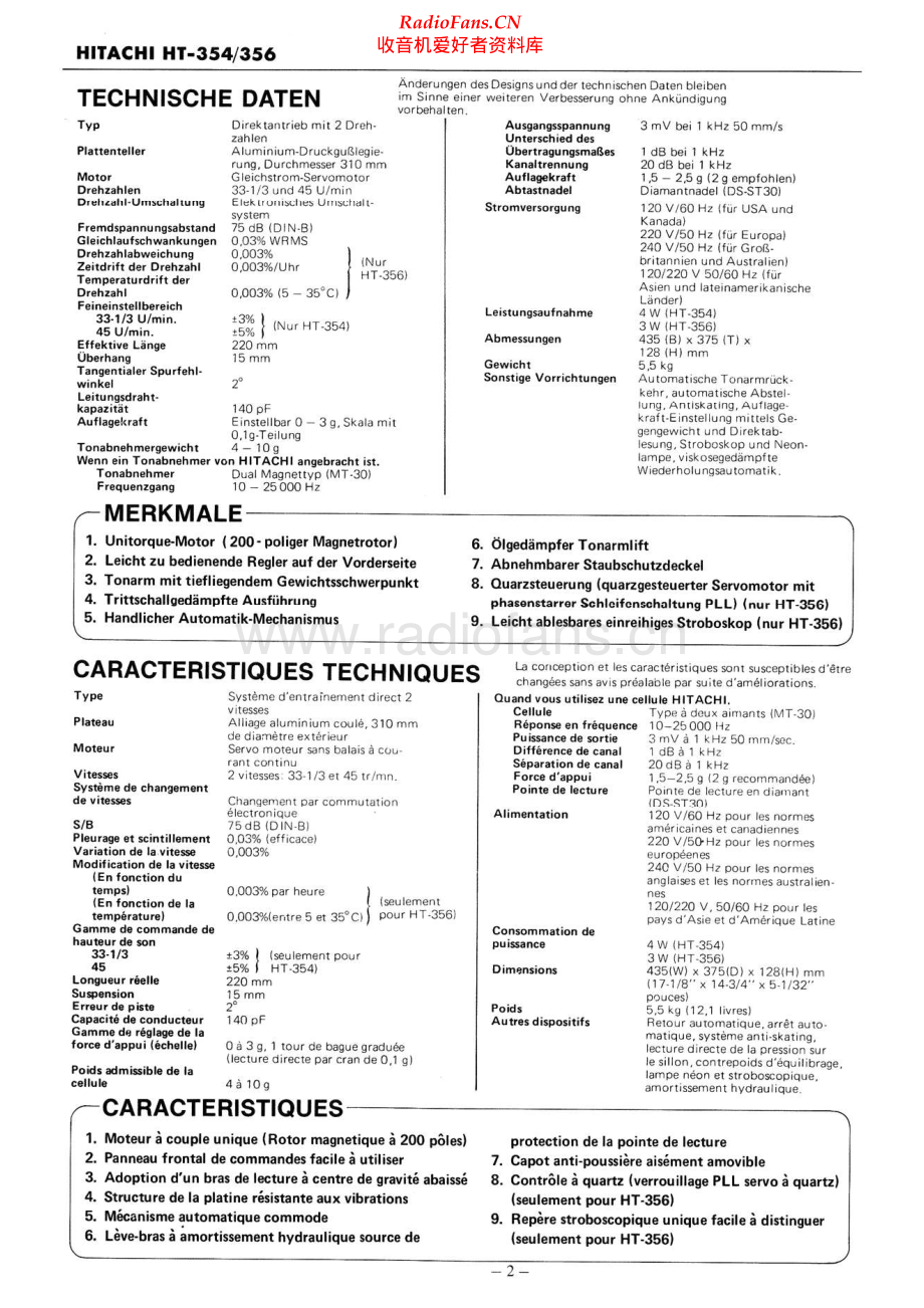Hitachi-HT356-tt-sm 维修电路原理图.pdf_第2页