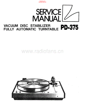 Luxman-PD375-tt-sm 维修电路原理图.pdf