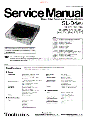 Technics-SLD4-tt-sm 维修电路原理图.pdf