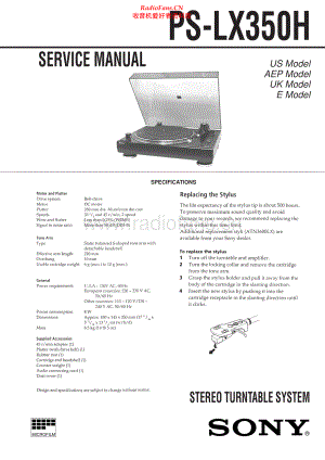 Sony-PSLX350H-tt-sm 维修电路原理图.pdf