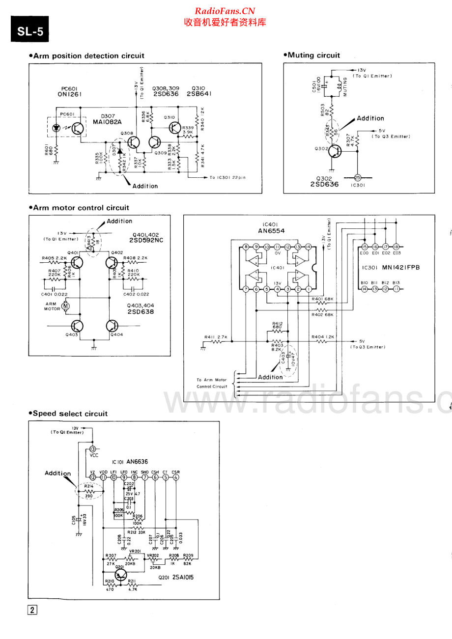 Technics-SL5-tt-sup1 维修电路原理图.pdf_第2页