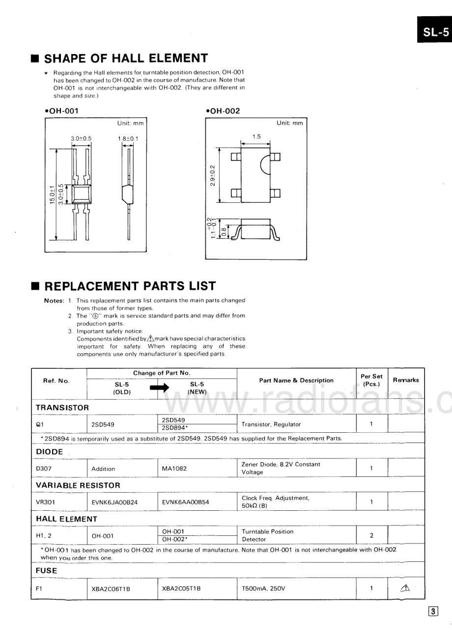 Technics-SL5-tt-sup1 维修电路原理图.pdf_第3页