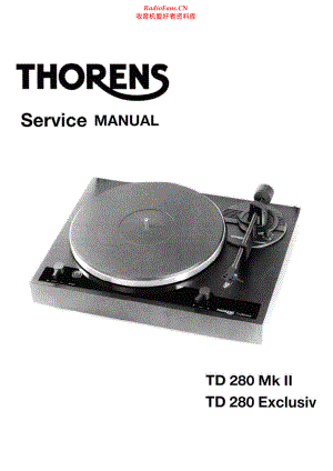 Thorens-TD280Exclusiv-tt-sm 维修电路原理图.pdf
