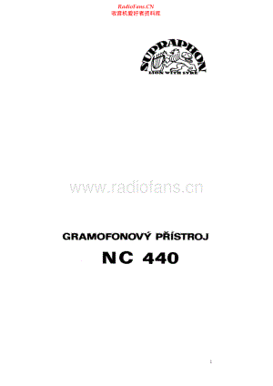 Supraphon-NC440-tt-sm 维修电路原理图.pdf