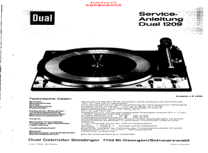 Dual-1209-tt-sm1维修电路原理图.pdf