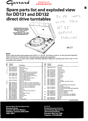 Garrard-DD131-tt-sm维修电路原理图.pdf
