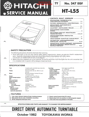 Hitachi-HTL55-tt-sm 维修电路原理图.pdf