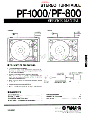 Yamaha-PF800-tt-sm 维修电路原理图.pdf