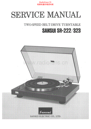 Sansui-SR222-tt-sm 维修电路原理图.pdf