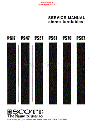 Scott-PS47-tt-sm 维修电路原理图.pdf