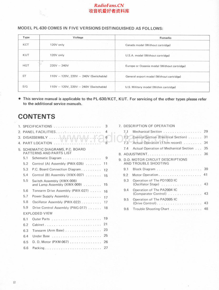 Pioneer-PL630-tt-sm 维修电路原理图.pdf_第2页