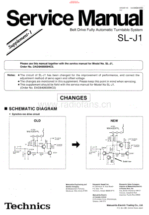 Technics-SLJ1-tt-sm 维修电路原理图.pdf