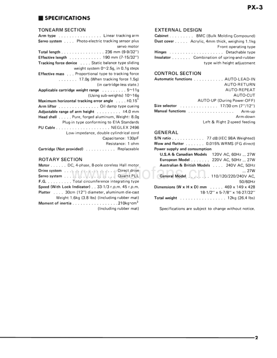 Yamaha-PX3-tt-sm 维修电路原理图.pdf_第3页