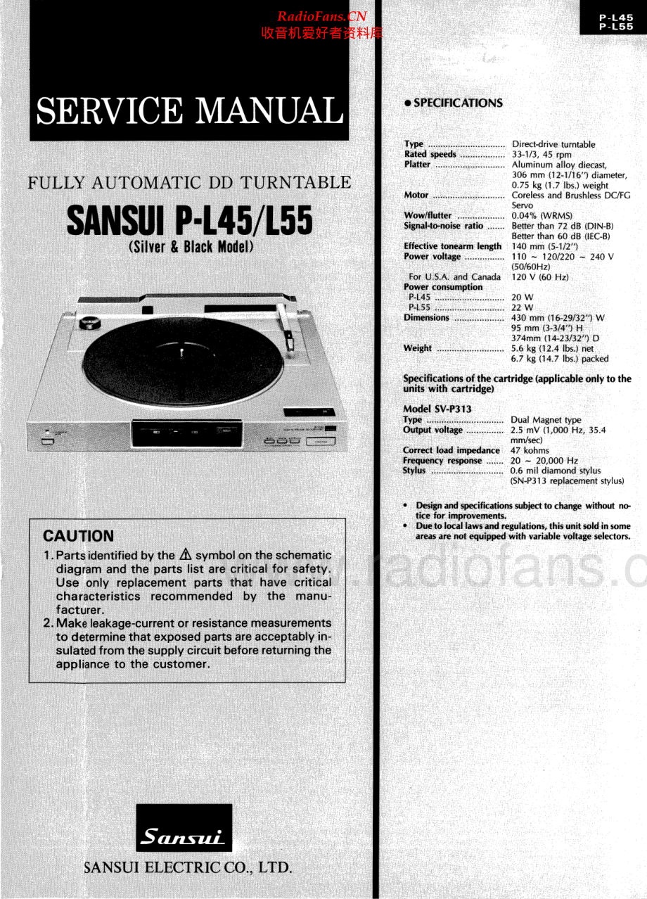 Sansui-PL45-tt-sm 维修电路原理图.pdf_第1页