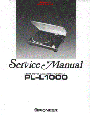 Pioneer-PLL1000-tt-sm 维修电路原理图.pdf