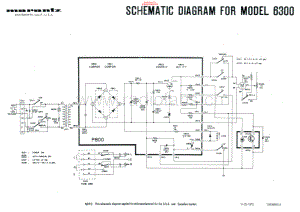 Marantz-6300-tt-sch 维修电路原理图.pdf