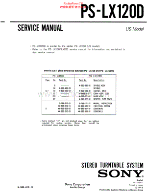 Sony-PSLX120D-tt-sm 维修电路原理图.pdf