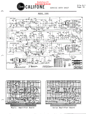 Califone-10 xx-tt-sch维修电路原理图.pdf