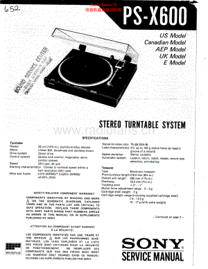 Sony-PSX600-tt-sm 维修电路原理图.pdf