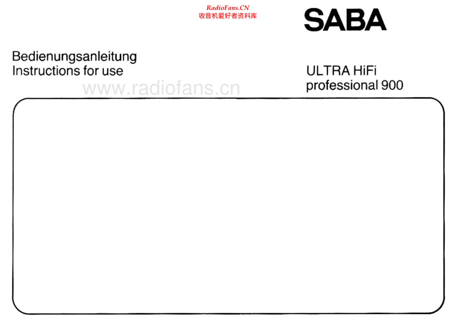 Saba-900-tt-sm 维修电路原理图.pdf_第1页