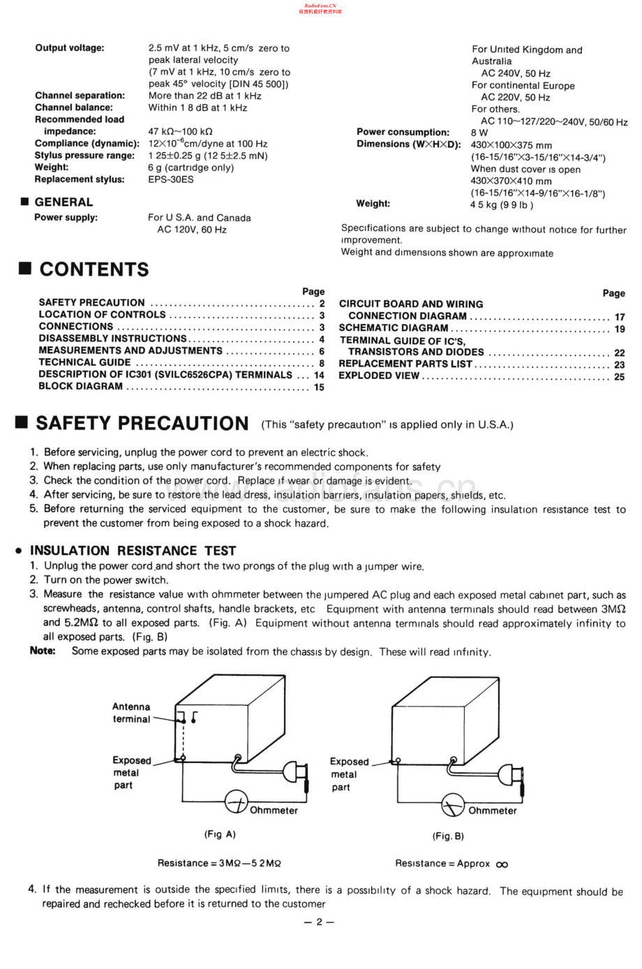 Technics-SLQD33-tt-sm(1) 维修电路原理图.pdf_第2页