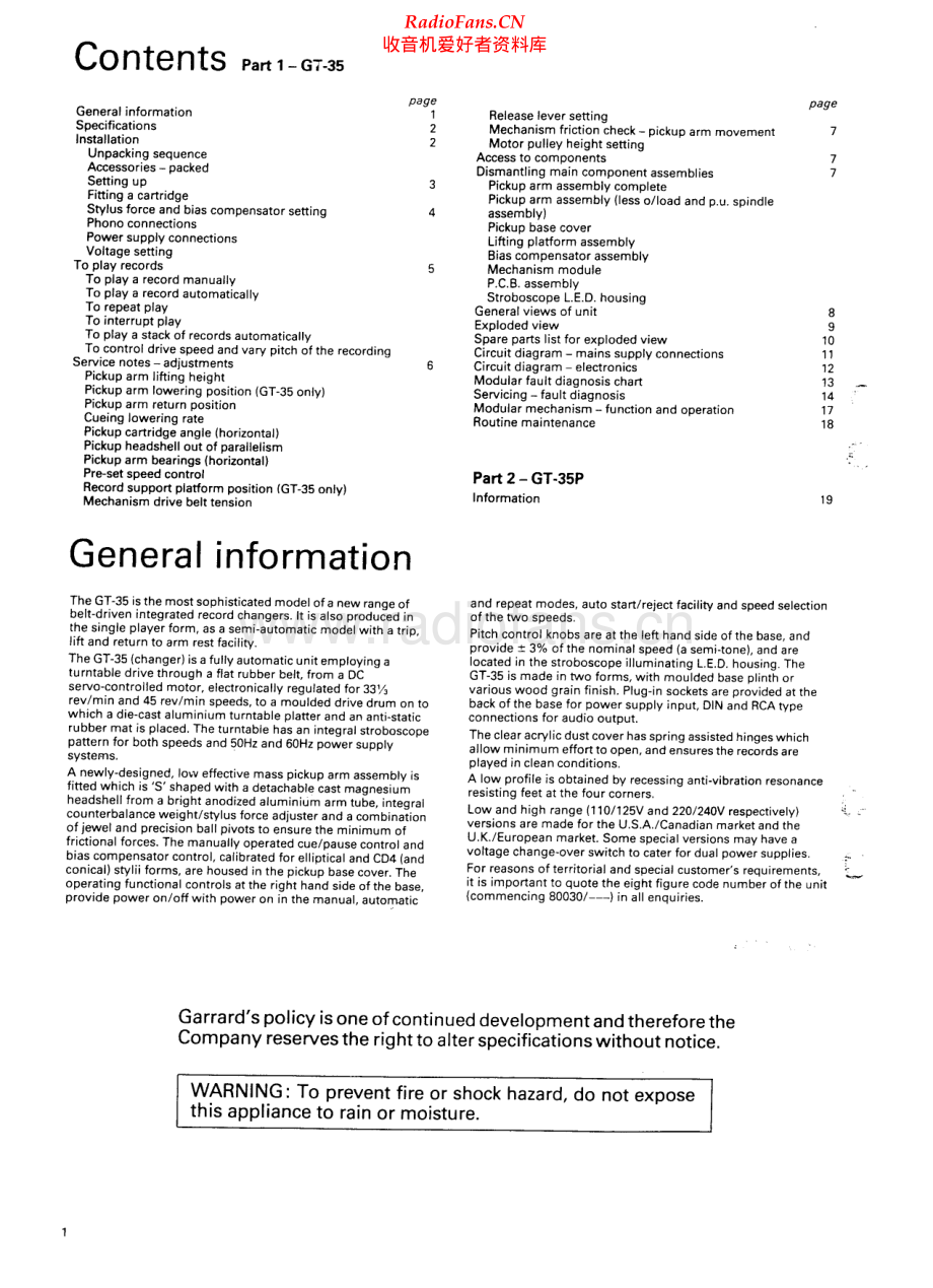 Garrard-GT35P-tt-sm维修电路原理图.pdf_第2页