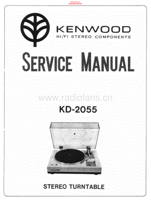 Kenwood-KD2055-tt-sm 维修电路原理图.pdf