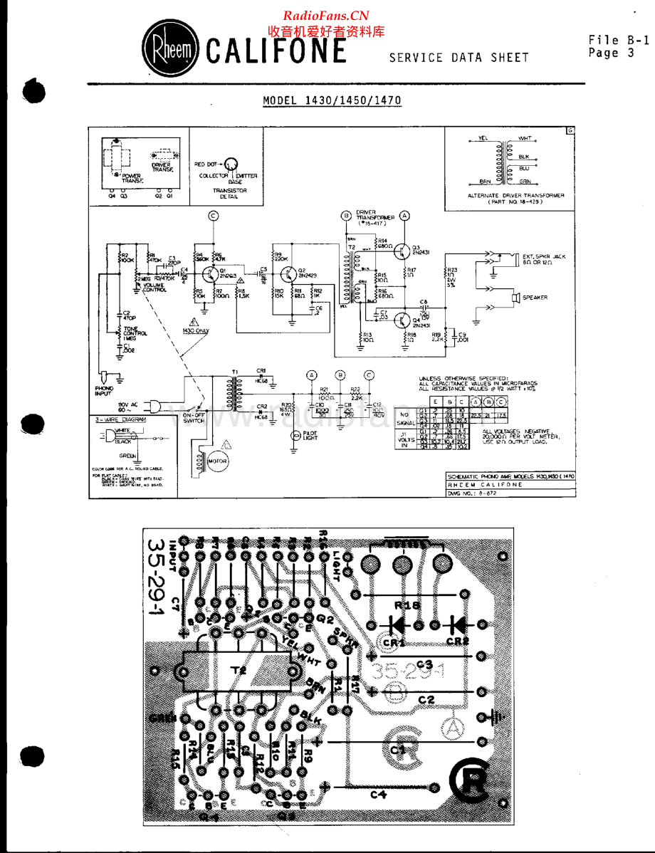 Califone-14xx-tt-sch维修电路原理图.pdf_第1页