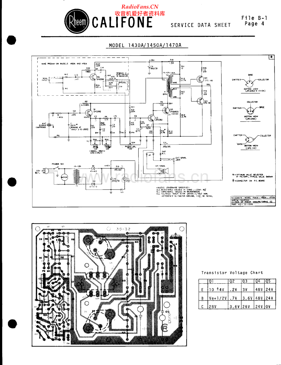 Califone-14xx-tt-sch维修电路原理图.pdf_第2页