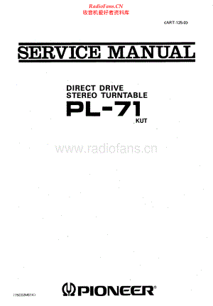 Pioneer-PL71-tt-sm 维修电路原理图.pdf